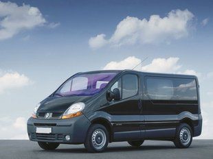 Дефлектор на капот (мухобойки) Renault Trafic 2001- (длин) RL14 фото