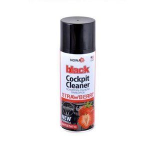 Поліроль пластику NOWAX Cockpit Cleaner Strawberry 200мл. Поліроль торпеди Новакс Полуниця NX00204 фото