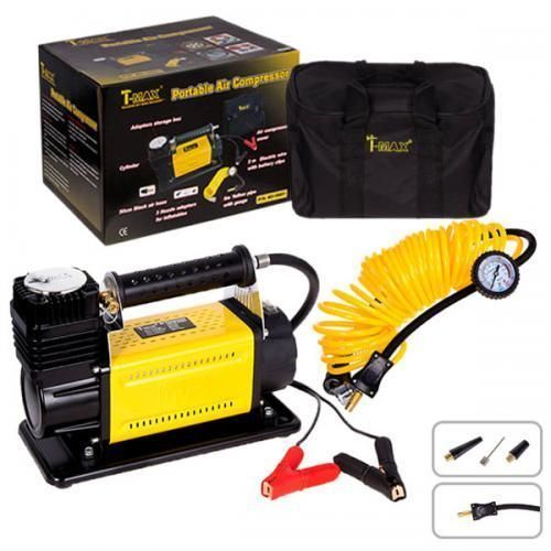 Компрессор "T-max" 45A/150psi/160L/min/ клеммы/шланг (8016601) 8016601 фото