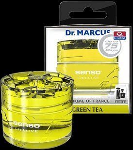 Ароматизатор Dr.Marcus (Освіжувач повітря в машину) Senso Deluxe - гелевий на панель _Green Tea 1371176480 фото
