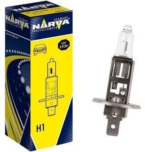 Лампа галогенна Narva (48320) H1 P14.5s 12 В 55 Вт 1 шт Narva 48320 фото