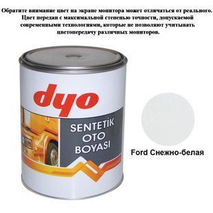 Краска алкидная (синтетическая) Dyo Ford Снежно-белый 1l 96535 фото
