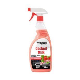 Поліроль пластику Winso Cockpit Milk Intense Strawberry молочко 750 мл. Поліроль торпеди Вінсо Полуниця 875014 фото