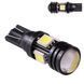 Лампа PULSO/габаритная/LED T10/4SMD-5050/12v/1.5w/72lm White with lens (LP-157266) LP-157266 фото 1