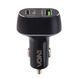 Автомобільний зарядний пристрій VOIN 63W, 1USB QC3.0 18W + 1PD 45W, 12/24V (C-63202Q) C-63202Q фото 5