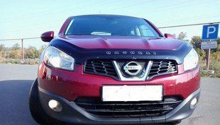 Дефлектор на капот (мухобойки) Nissan Qashqai 2009-2014 NS34 NS34 фото