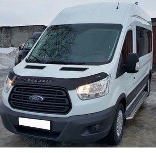 Дефлектор на капот (мухобойки) Ford Transit 2014- FR47 фото