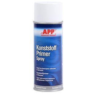 Грунт для пластмасс APP, в аерозоле, 1K Kunststoff, прозрачный-серебряный, 400ml, 020905 97654 фото