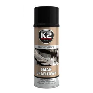 Средство для смазки (белый литиевый) K2 PRO WHITE GREASE PTFE спрей 400ML (W121) W121 фото