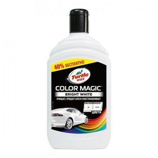 Поліроль кузова TW COLOR MAGIC білий 500 ml EXTRA FILL / Поліроль Білий TURTLE WAX Color Magic 500мл 53241 фото