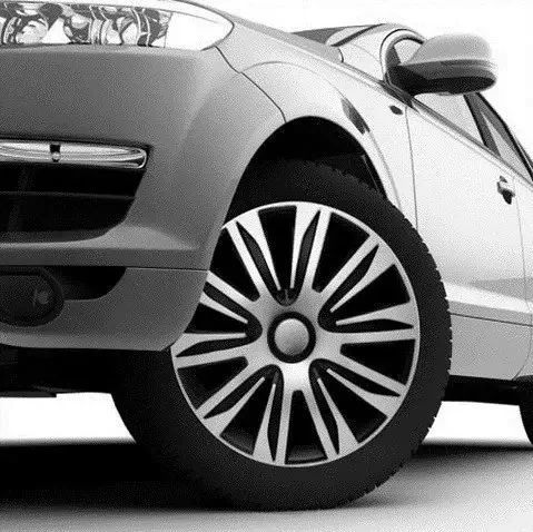 Ковпаки на колеса. Ковпаки колісні ARGO R13 NARDO Silver/Black Ковпаки на диски (комплект) 4 шт 1761408683 фото