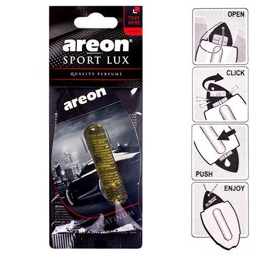 Освіжувач повітря рідкий листочок AREON "SPORT LUX" Platinum 5ml (LX03) LX03 фото