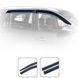 Дефлектори вікон (вітровики) Opel Insignia 2009 - HB/Sedan З Молдингом Хром OP24-M фото 3
