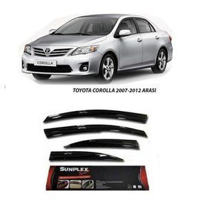 Дефлектори вікон Toyota Corolla 2007-2012 Sunplex Sport .Дефлектори вікон для Toyota Corolla 2007-2012 Sunplex Sport SP-S-02 фото