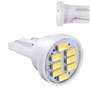 Лампа PULSO/габаритная/LED T10/8SMD-3014/12v/0.5w/40lm White (LP-124061) LP-124061 фото