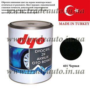 Краска акриловая Dyo 601 Черный 1l 69183 фото