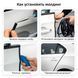 Молдинг для защиты кромки дверей автомобиля Белый 5метров. Защитный торцевой молдинг двери авто белый фото 5
