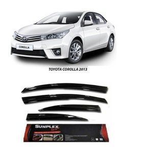 Дефлектори вікон Toyota Corolla 2012-2018 Sunplex Sport .Дефлектори вікон для Toyota Corolla 2012-2018 Sunplex Sport SP-S-43 фото