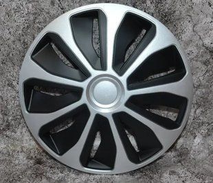 Колпаки на колеса. Колпаки колесные ARGO R16 PLATIN Silver/Black. Колпаки на диски (комплект) 4 шт 1761408720 фото