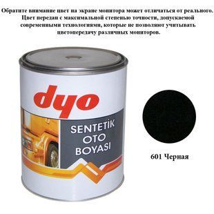 Краска алкидная (синтетическая) Dyo 601 Черный 1l 69156 фото