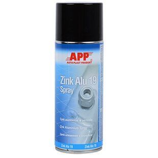 Цинк + Aлюминий "Zink Alu 19" в аерозоле, APP, серебряный, 400ml, 210442 98515 фото
