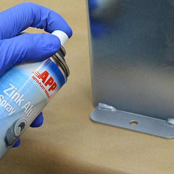 Цинк + Алюміній "Zink Alu 19" в аерозоле, APP, срібний, 400ml, 210442 98515 фото