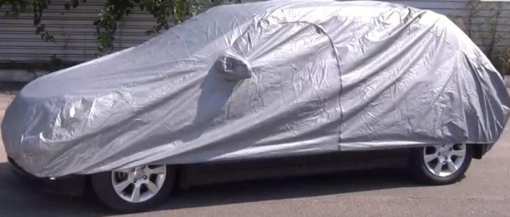 Тент автом. ШС-11106 XXL сірий Polyester 572х203х119 к. з. (ШС-11106 XXL) 99160 фото