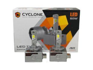 Автомобильные светодиодные LED лампы CYCLONE TYPE 50 D1S 6000K 50W 9-32 В. TYPE 50 фото