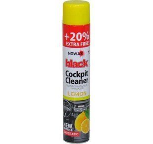 Поліроль пластика NOWAX Cockpit Cleaner Lemon 750мол. Поліроль торпеди Новакс Лимон NX00702 фото