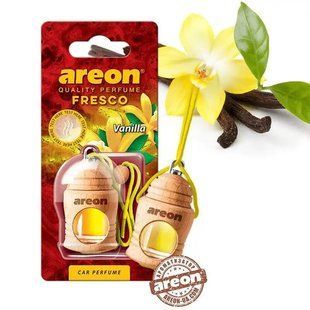Ароматизатор Areon (Освіжувач повітря в машину) "Fresco" - у пробковій пляшечці 8мл_Vanilla FRTN03 фото