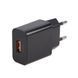Мережевий зарядний пристрій PULSO 18W, 1 USB, QC3.0 (5V*3A/9V*2A/12V*1.5 A) (LC-14318 BK) LC-14318 BK фото 4