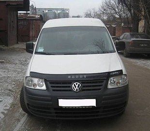 Дефлектор на капот (мухобойки) Volkswagen Caddy 2004-2010 VW01 фото