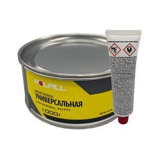 Шпатлевка универсальная, с отвердителем, Polfill, 1kg, 43110 97832 фото
