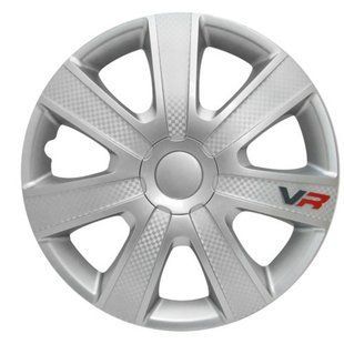 Колпаки на колеса. Колпаки колесные ARGO R14 VR CARBON Look. Колпаки на диски (комплект) 4 шт 1761408673 фото