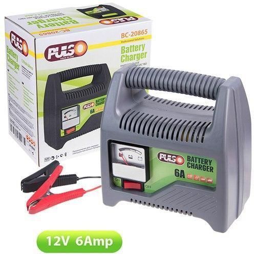Зарядний пристрій PULSO BC-20865 12V/6A/20-80AHR/стріл.индик. (BC-20865) BC-20865 фото