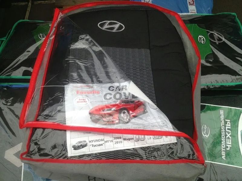 Оригинальные чехлы салона Favorite Hyundai Tucson. Чехлы на сидения Favorite Hyundai Tucson 2004-2015 HY16 фото