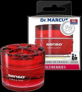 Ароматизатор Dr.Marcus (Освіжувач повітря в машину) Senso Deluxe - гелевий на панель _Wildberries 1371962744 фото