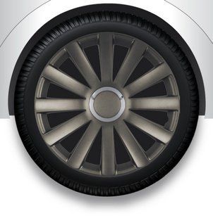 Колпаки на колеса. Колпаки колесные ARGO R15 SPYDER BLACK. Колпаки на диски (комплект) 4 шт 1761408724 фото
