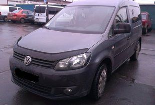 Дефлектор на капот (мухобойки) Volkswagen Caddy 2010- VW38 фото