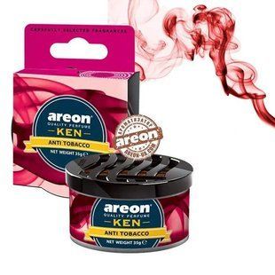 Ароматизатор Areon (Освіжувач повітря в машину) "KEN" - сухий у банку_Anti Tobacco AK15 фото