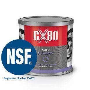 Силіконова змазка СХ-80 Smar Silikonowy 500g в банку 77232 фото