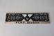 Рамка номерного знака из нержавеющей стали с надписью Fiat Doblo (1 шт). Рамка номера из нержавейки Фиат Добло Fiat Doblo фото 3