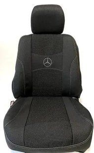 Чохли на сидіння, авточохли "АВТО-ELEGANT" MERCEDES SPRINTER 1+2 колір сірий 285 фото
