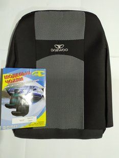 Чехлы на сидения, авточехлы "АВТО-ELEGANT" DAEWOO LANOS МАХ цвет светло-серый 1293939540 фото