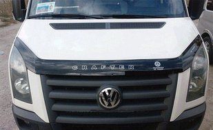 Дефлектор на капот (мухобойки) Volkswagen Crafter 2007- VW09 фото