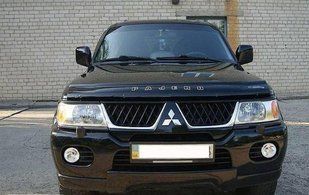 Дефлектор на капот (мухобойки) Mitsubishi Pajero Sport 1998-2007 . MSH01 фото