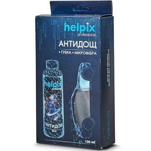 Набір Антидощ Helpix Professional, 100 мл + губка і мікрофібра 1683633438 фото