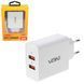 Сетевое зарядное устройство VOIN 36W, 2USB QC3.0 (3.6V-6.5V*3A, 6.5V-9V*2A, 9V-12V*1.5A) (LC-36523 LC-36523 W фото 1