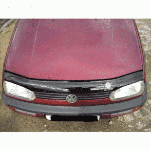 Дефлектор на капот (мухобойки) Volkswagen Golf III 1991-1997 VW11 фото
