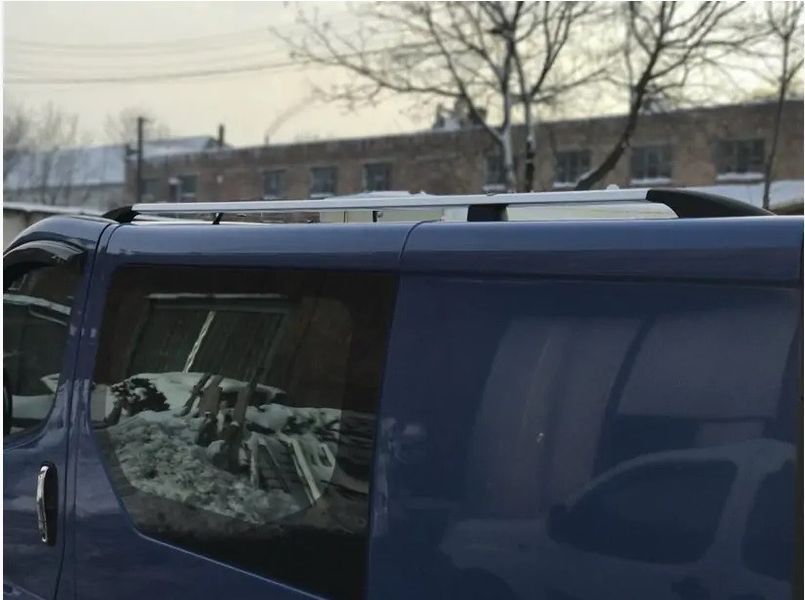 Рейлінги NISSAN PRIMASTAR Хром Abs алюміній. Рейлінги Хром Nissan Primastar Алюміній 124251 фото